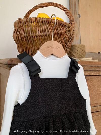 JE289｜(66-90cm) 蝴蝶緞帶壓紋包屁衣7