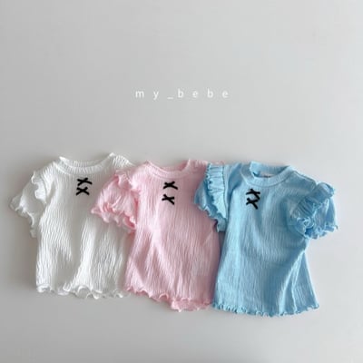 my_bebe35｜(80-120cm) 荷葉層次邊上衣14