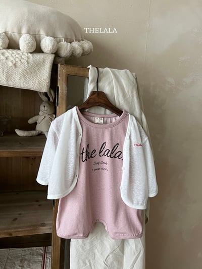 thelala42｜ (0m-18m) logo印花連身包屁衣9