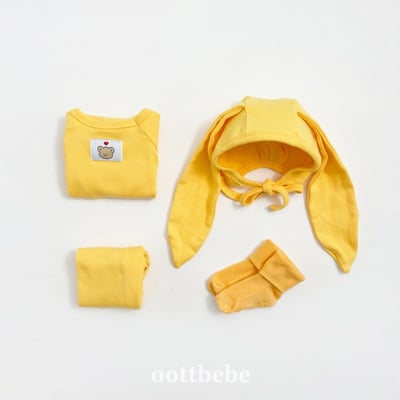 Oottbebe31｜(Free) 糖果色兔耳綁帶帽7