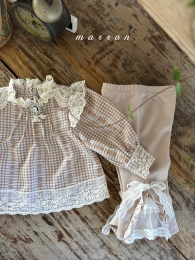 Marron14｜(1y-6y) 蕾絲花邊襯衫11