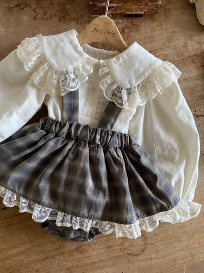 Anne Shirley18｜(1y-5y) 2色蕾絲翻領上衣6