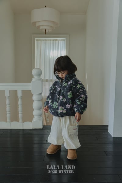 lala land44｜(75cm-120cm) 3色印花刷毛拉鍊外套12