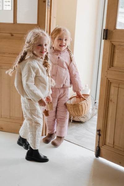 FLO46｜(85-135cm) 2色褶皺領鋪棉外套4