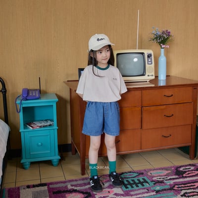 BEAN32｜(84-120cm)  領口拼色上衣8