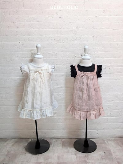Bebe holic31｜(3m-18m) 蝴蝶結連身裙3
