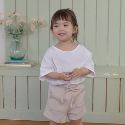 bebe nine30  (65cm-115cm) 3色簡約素色上衣13