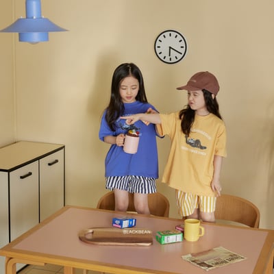 BEAN17｜(65-120cm) 南瓜線條短褲10