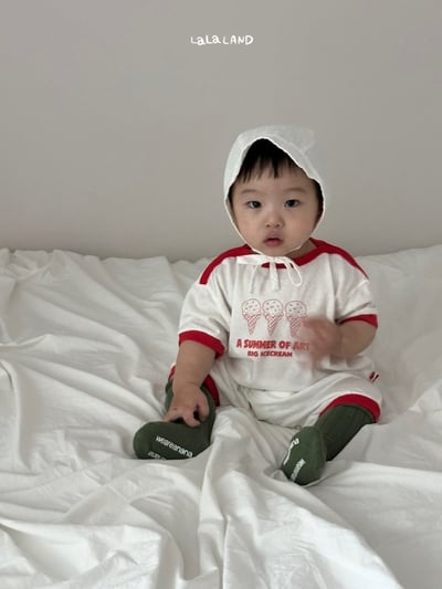 lala land29｜(3m-18m) 2色冰淇淋印花連身衣7