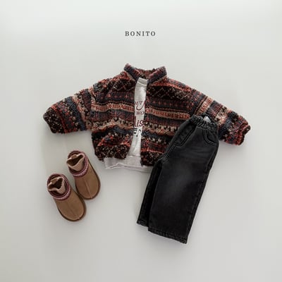 Bonito56｜(75cm-125cm) 經典刷色牛仔褲6