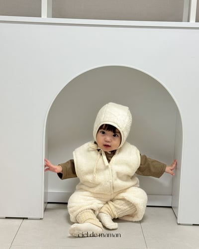 Cieldemaman17｜(6M~24M)  2色素色條紋打底褲15