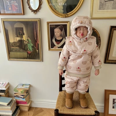 Oottbebe62｜(0m-7y  Free)  雪人防寒滑雪帽4