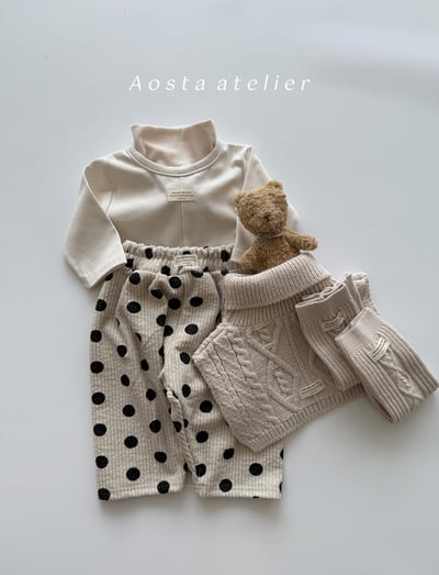 AOSTA61｜(6m-5y) 小標壓線上衣12