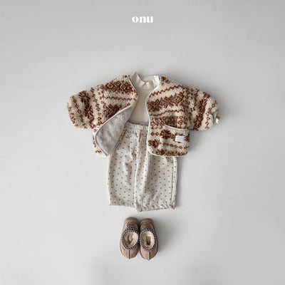 onu 15｜(70cm-115cm) 北歐印花刷毛外套3