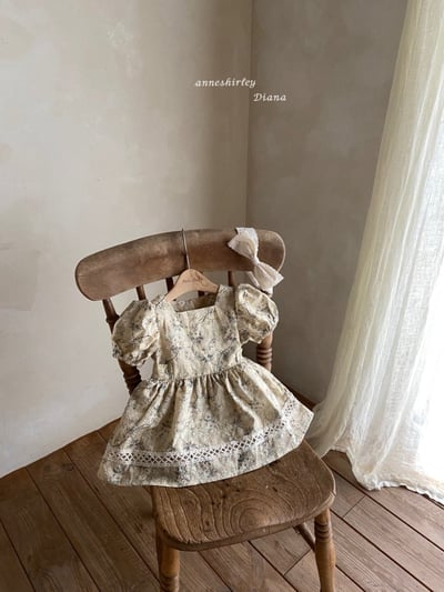 Anne Shirley29｜(3m-18m) 3色古典玫瑰花卉洋裝包屁8