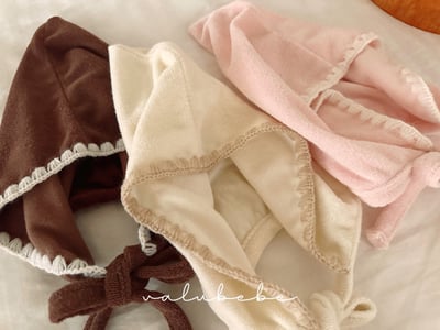 Valubebe37｜(65-80) 滾邊精靈綁帶帽18