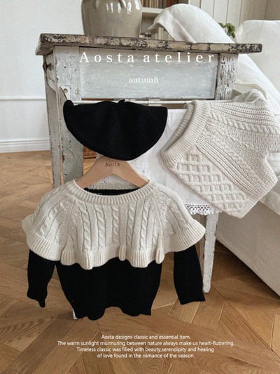 AOSTA｜荷葉邊針織上衣 現貨11