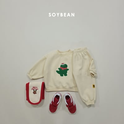 Soybean94｜(75cm-118cm) 聖誕毛毛恐龍休閒套狀19