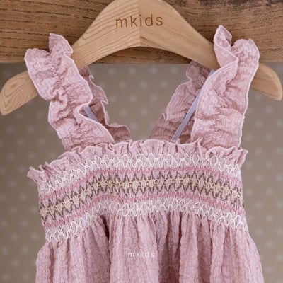 M-KIDS20｜(65-115cm) 荷葉抓皺滾邊套裝10