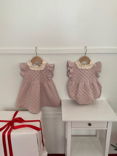 JE417｜(66cm-110cm) 夾棉背心連身裙/包屁衣/高領上衣12