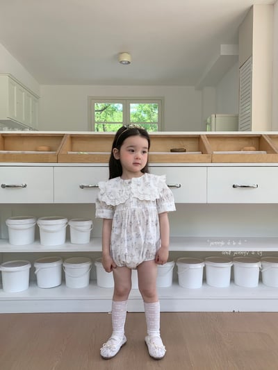 JE18｜(66-120cm) 碎花翻領包屁衣/洋裝13