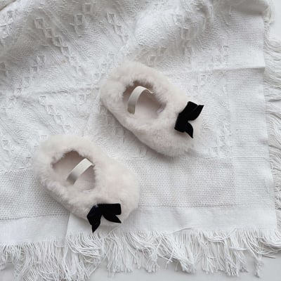 毛毛蝴蝶結絨學步鞋14