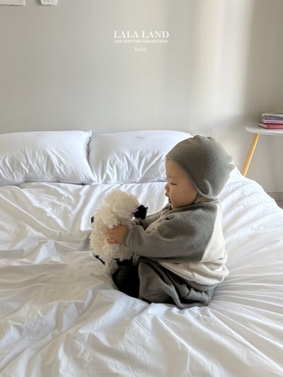 lala land26｜(60cm-83cm) 2色磨毛撞色開襟外套8