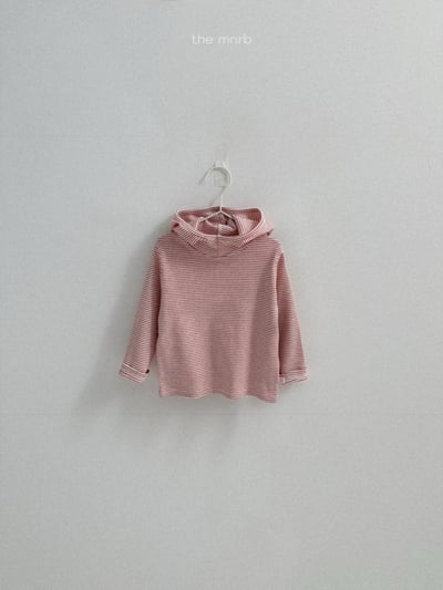 MiniRobe49｜(70-110) 條紋羅紋連帽上衣3