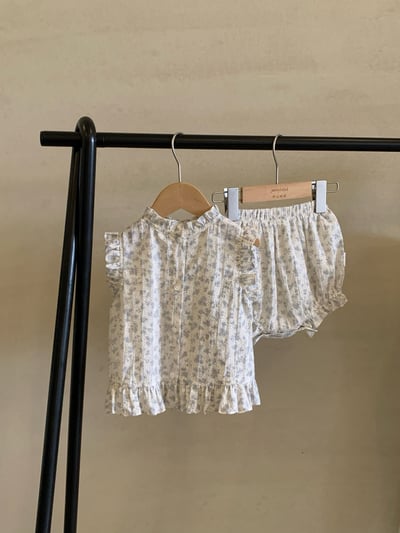 JE47｜(73-100cm) 無袖碎花套裝22