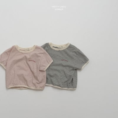 Lindo47｜(80-125) 細條紋上衣4