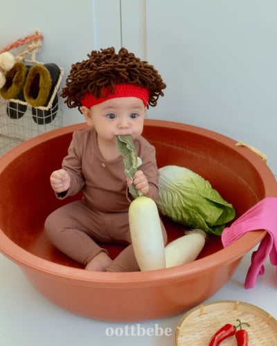 Oottbebe36｜(1y-7y) 	休閒素色1+1居家服套裝(兩件組合)15