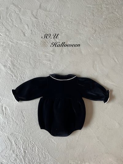 SO.U23｜(12m-18m)  絨毛翻領包屁衣2