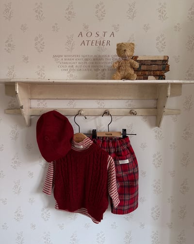 AOSTA12｜(6m-5y) 冬季貝雷帽16