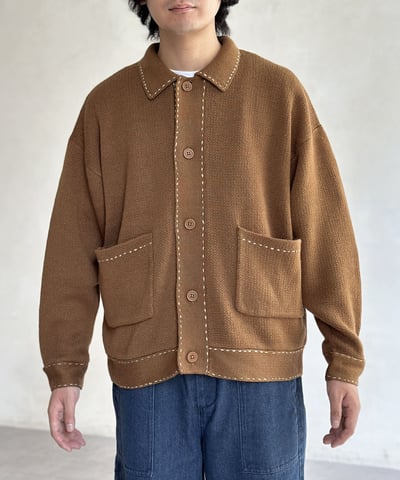 CPCM (男女) 復古縫製衣領開襟外套16