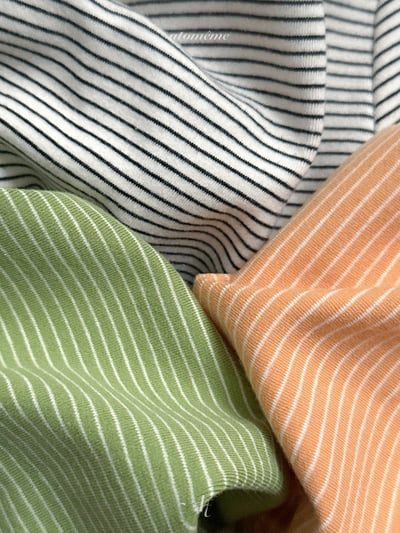 Atomeme20｜(70-110) 亨利領條紋上衣2