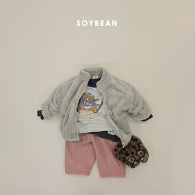 Soybean81｜(75cm-118cm) 刷毛拉鍊外套9