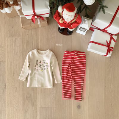 Fondue 24｜(75cm-110cm)  聖誕樹圖案上衣5