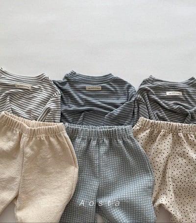 AOSTA20｜(6m-5y) 柔軟條紋上衣12