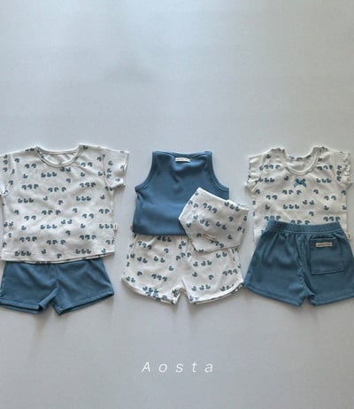 AOSTA10｜(6m-5y) 7色無袖小標素色上衣17
