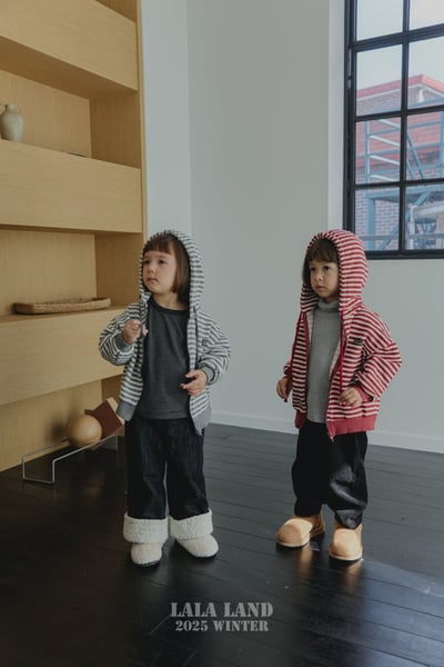 lala land63｜(75cm-120cm) 2色條紋連帽外套13