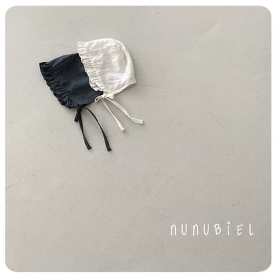 NUNU BIEL18｜(Free) 木耳邊綁帶帽3