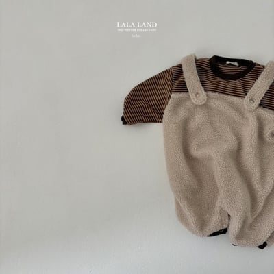 lala land12｜(60cm-83cm) 2色刷毛吊帶褲19