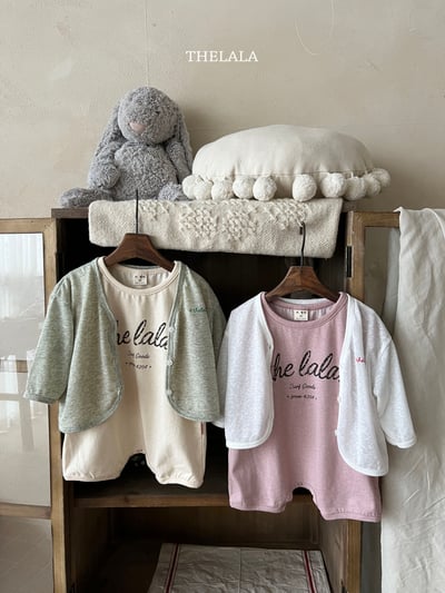 thelala42｜ (0m-18m) logo印花連身包屁衣2
