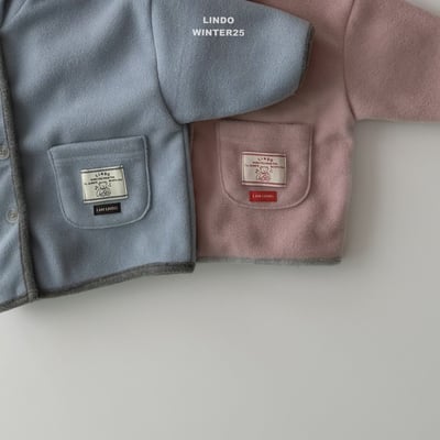 Lindo76｜(80cm-125cm) 磨毛連帽外套2