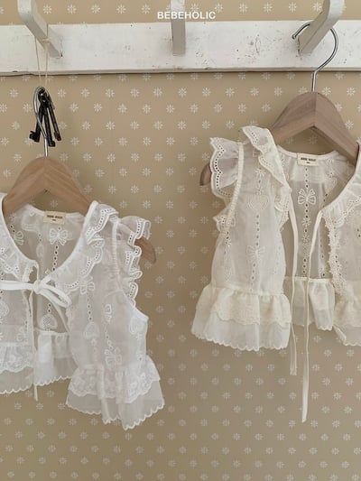 Bebe holic52｜(Free) 荷葉邊蕾絲背心4