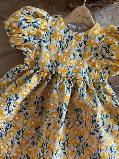 Anne Shirley39｜(1y-5y) 2色夏日刺繡花卉洋裝3