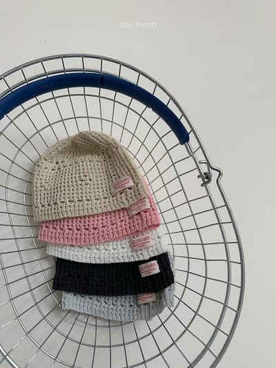 MiniRobe16｜(70-110) 鏤空針織帽1