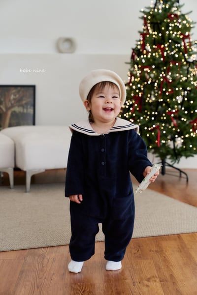 bebe nine13 (55cm-75cm) 2色水手領連身衣10