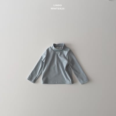 Lindo49｜(80cm-125cm) 高領素面上衣8