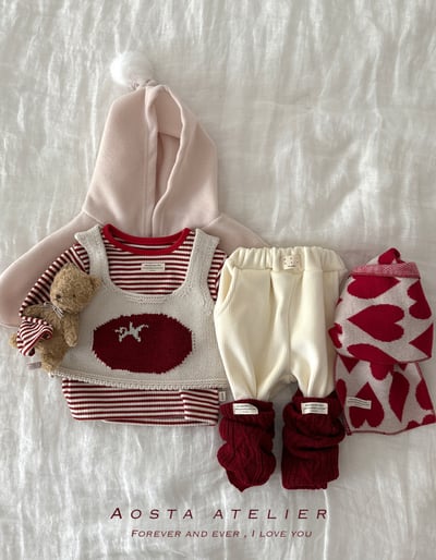 AOSTA57｜(6m-5y) 羅紋圓領上衣19